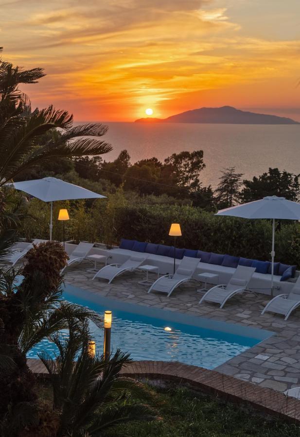Capri Blue Luxury Villa Le Tre Monelle Anacapri  Eksteriør bilde