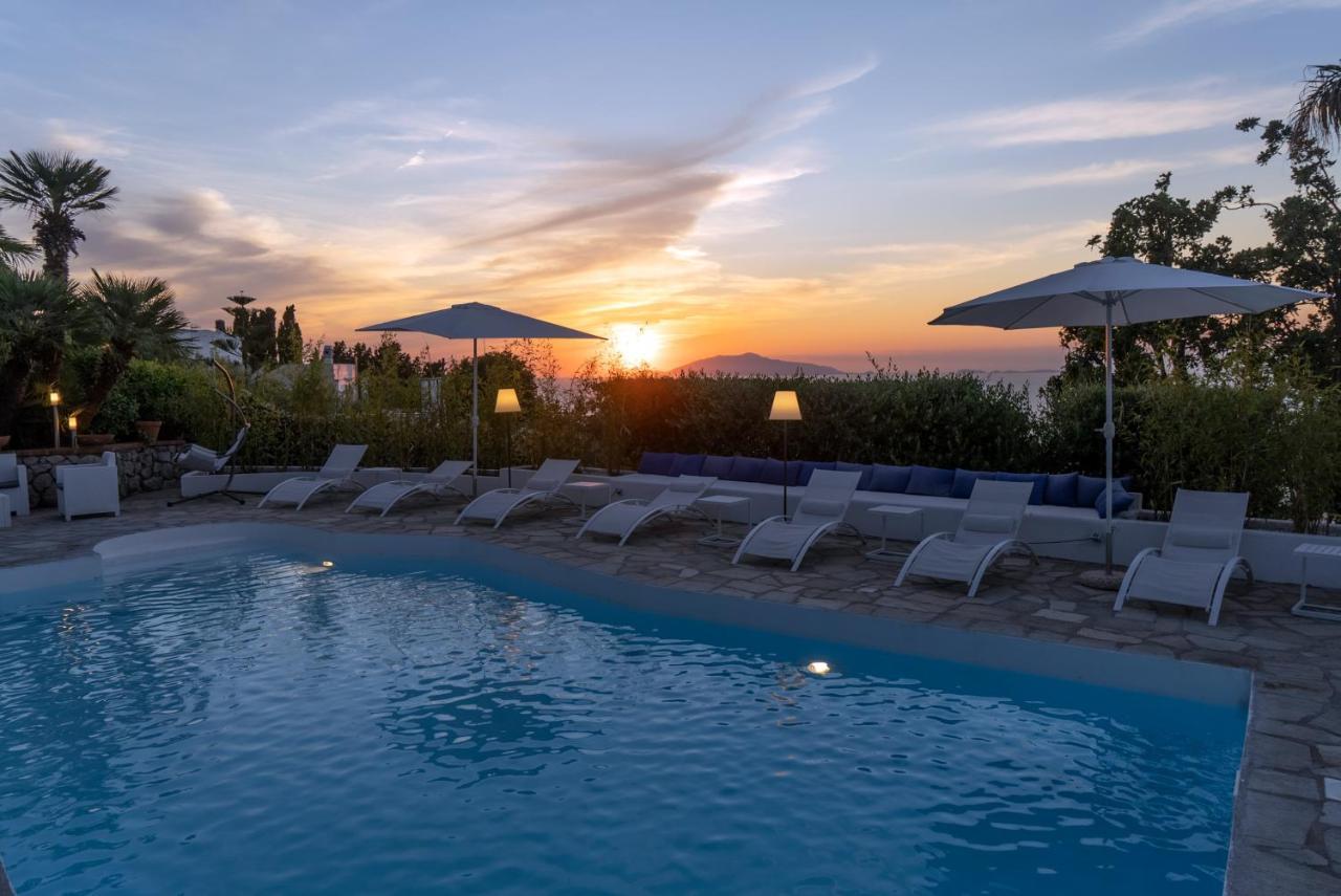 Capri Blue Luxury Villa Le Tre Monelle Anacapri  Eksteriør bilde