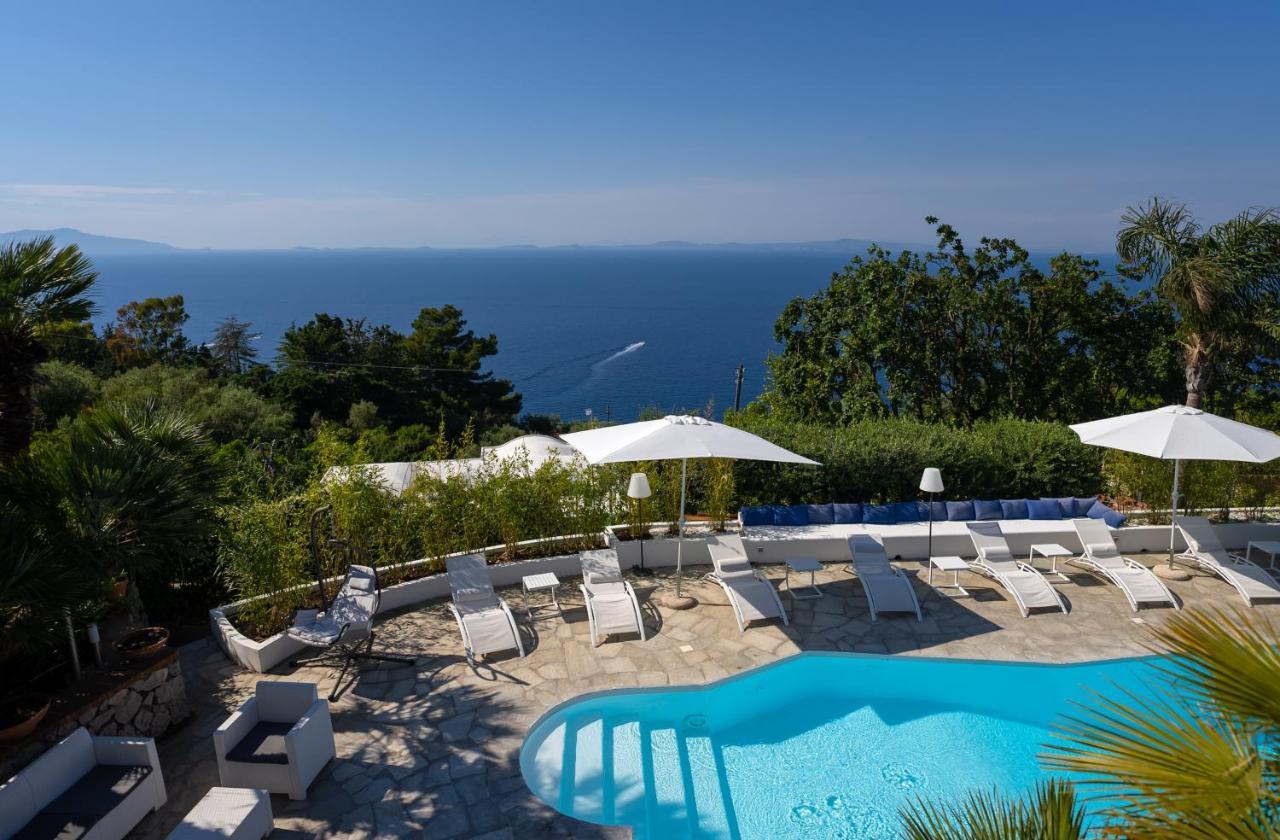 Capri Blue Luxury Villa Le Tre Monelle Anacapri  Eksteriør bilde